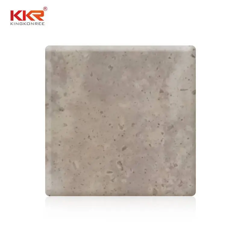 Artificial Stone 100% Pure Acrylic Solid Surface Sheets With Texture Pattern KKR-M6810 1