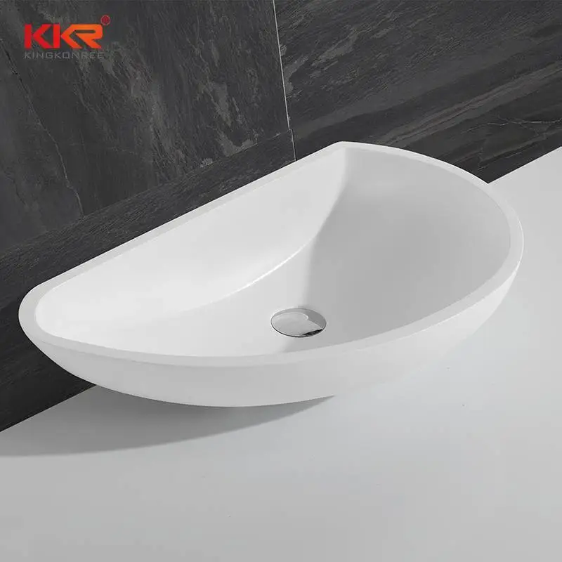 Acrylic Solid Surface Bathroom Sink KKR-1311 1
