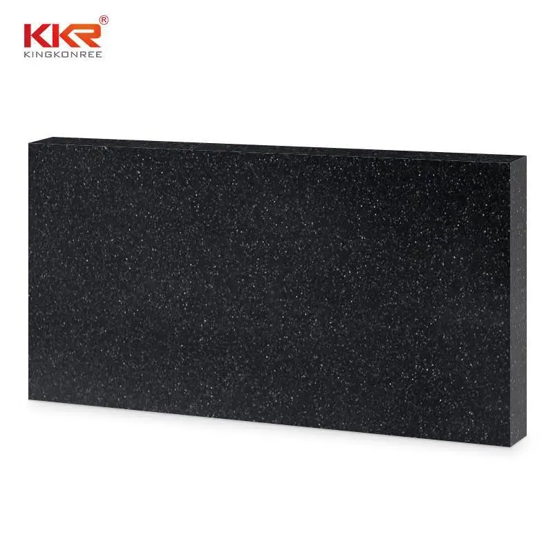 Small Sparkle Chips Artificial Marble Solid Surface Sheets KKR-M1673 1