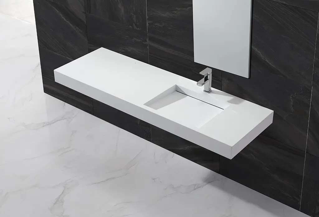 small wall basin resin for toilet KingKonree 2