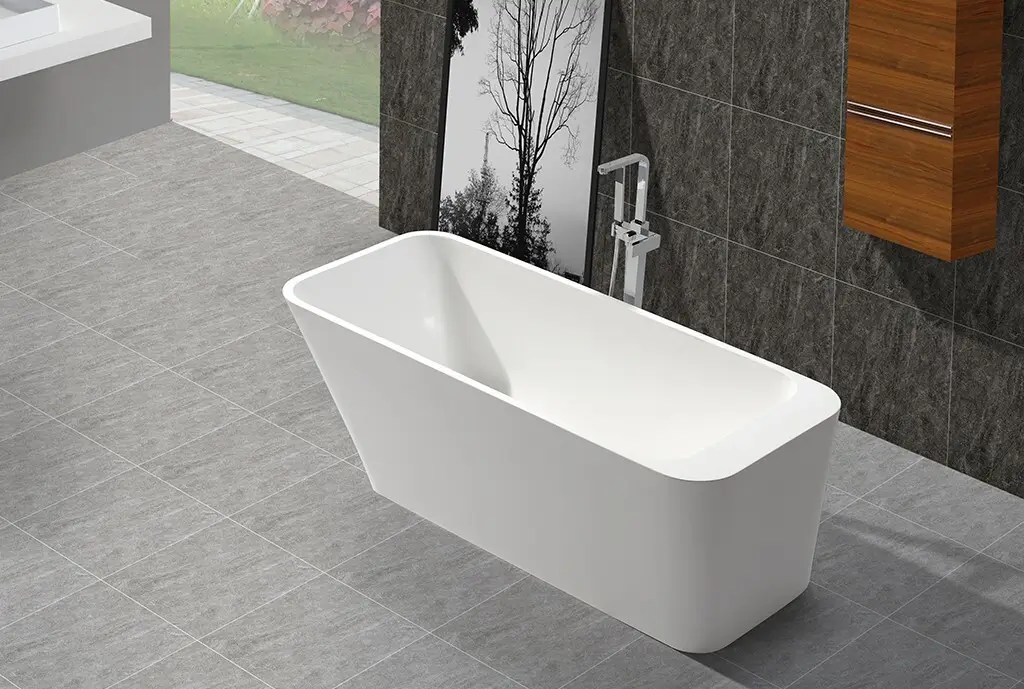 KingKonree high-quality small stand alone bathtub custom for family decoration 2