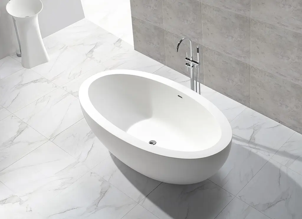 marble large freestanding bath custom for hotel 2