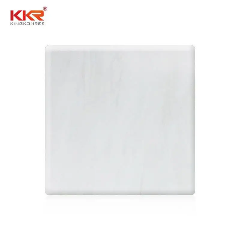 Hojas de superficie sólida con patrón de textura de mármol artificial de 2440 mm KKR-M8813 1