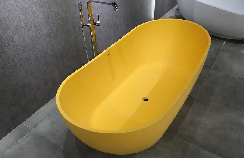 KingKonree high-quality rectangular freestanding bathtub free design for hotel 2