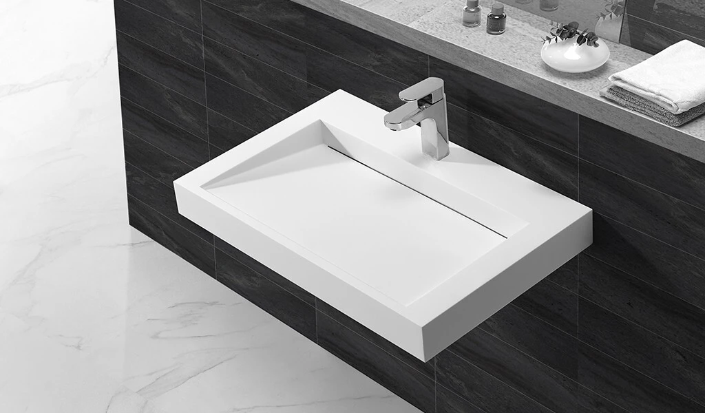 double small wall basin bathware for toilet KingKonree 2