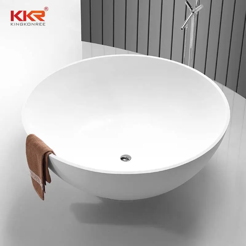 1500mm Diameter Round Solid Surface Bathtub KKR-B056 1