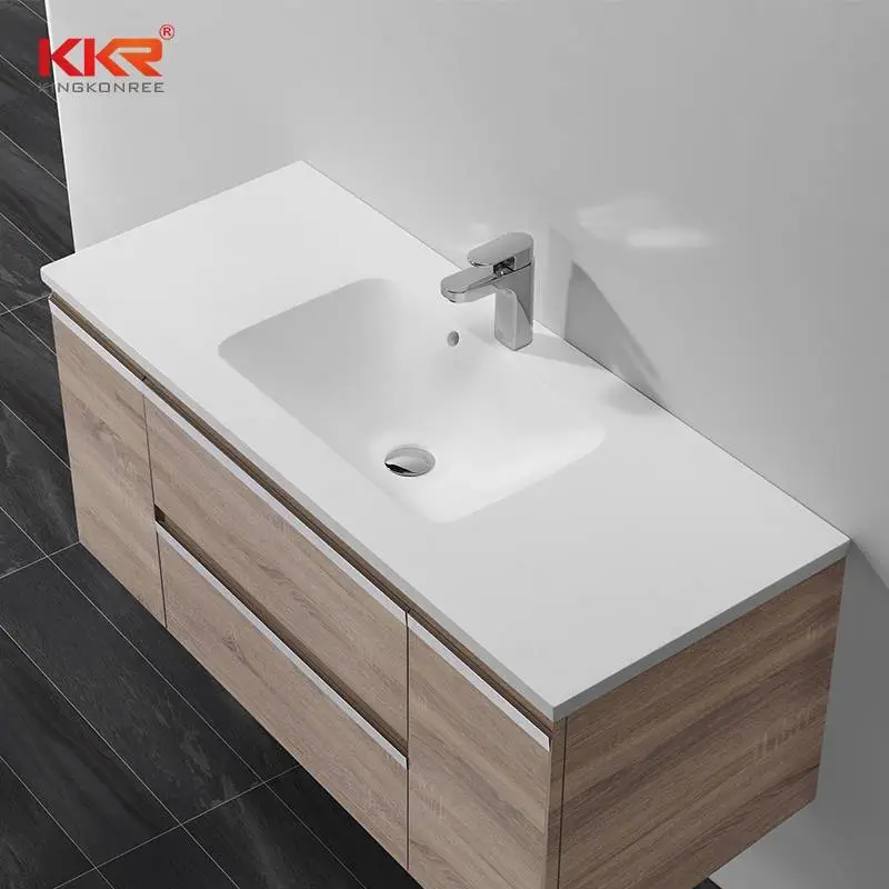 1200mm Elegent Design Aacrylic Solid Surace Cabinet Basin KKR-1525 1