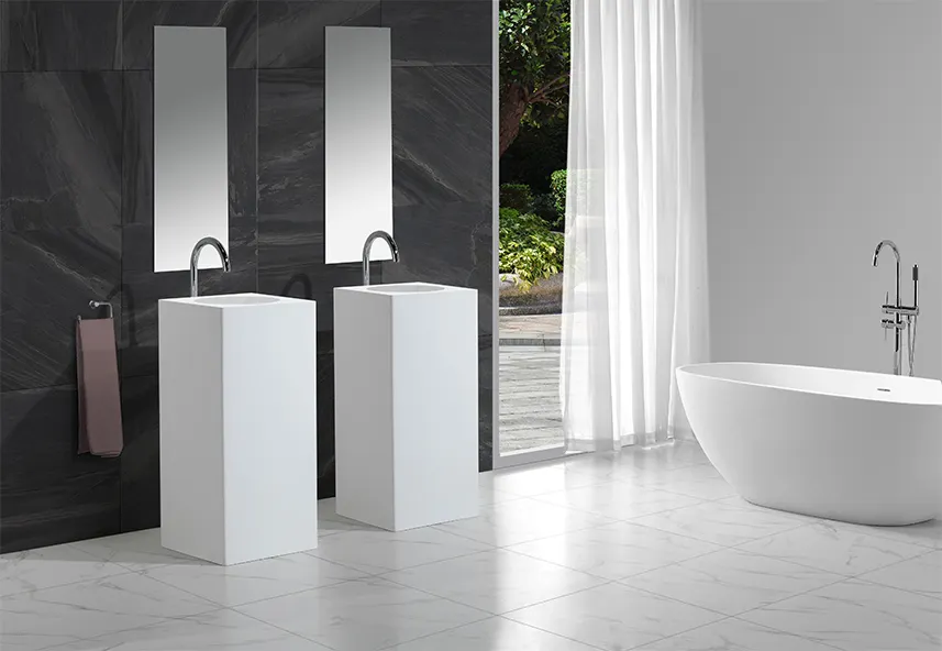 KingKonree freestanding pedestal sink manufacturer for motel1 2