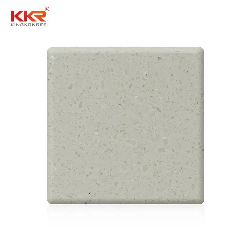 3050x760x6mm cor branca chips brancos acrílicos folhas de superfície sólida KKR-M1681 1