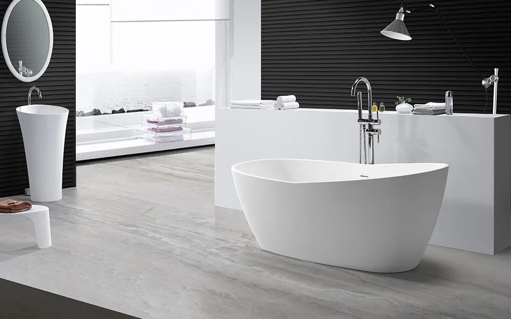 modern bathroom tub resin for hotel KingKonree 2