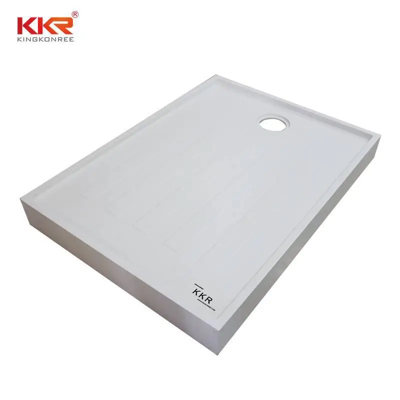 Acrylic Resin Stone Solid Surface Shower Tray KKR-T019 1