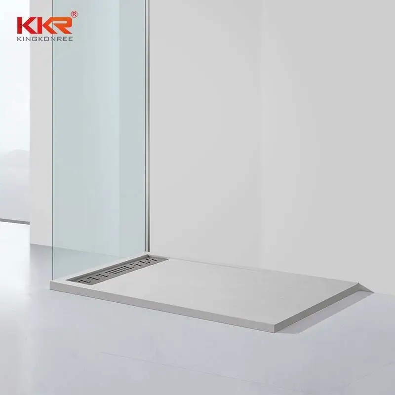1400x900mm Acrylic Solid Surface Shower Pan KKR-T115 1