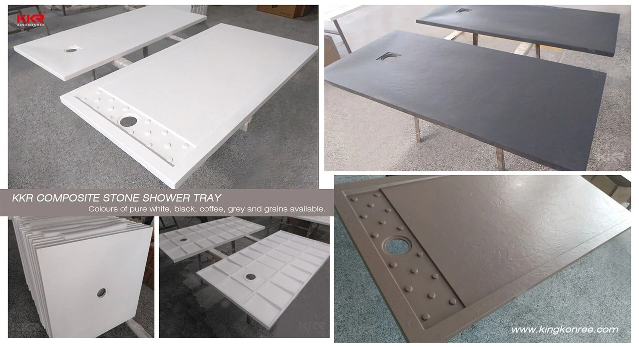 KingKonree black large shower trays manufacturer for motel 10