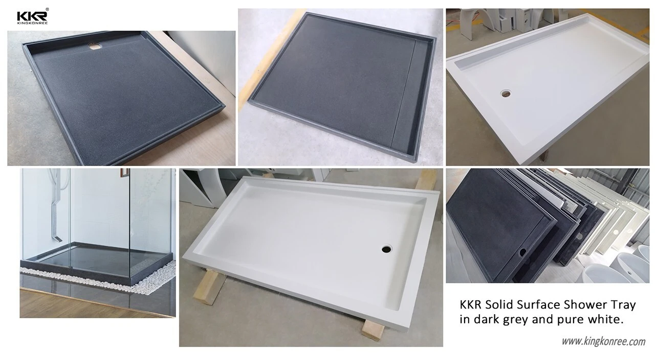 KingKonree white 1800 x 800 shower tray customized for motel 9