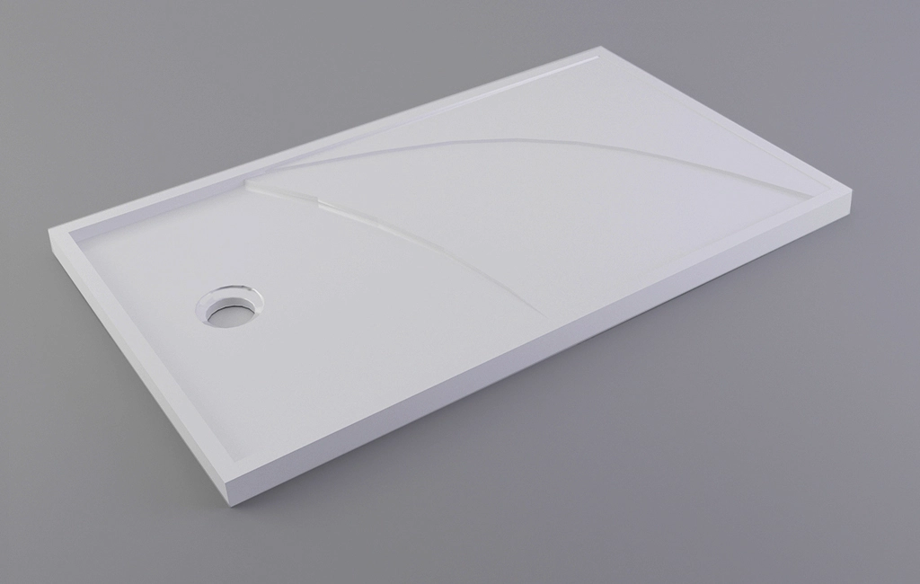 acrylic narrow shower tray supplier for motel 3