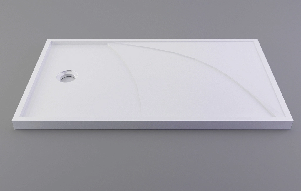 acrylic narrow shower tray supplier for motel 4