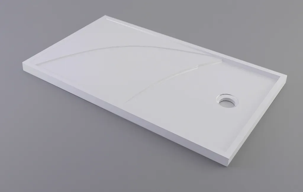 KingKonree acrylic grey shower tray resin for home 2