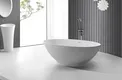 man made stone bathtub marble for shower room KingKonree 2
