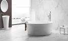 KingKonree black modern soaking tub OEM for shower room 2