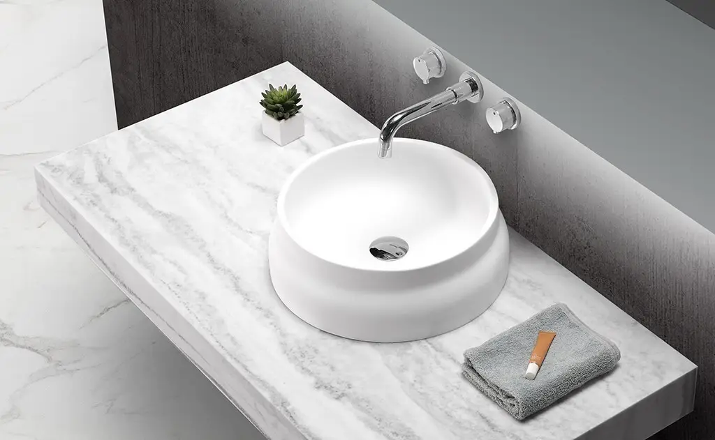 black rectangle above counter basin design for restaurant 2