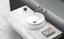 black rectangle above counter basin design for restaurant 2