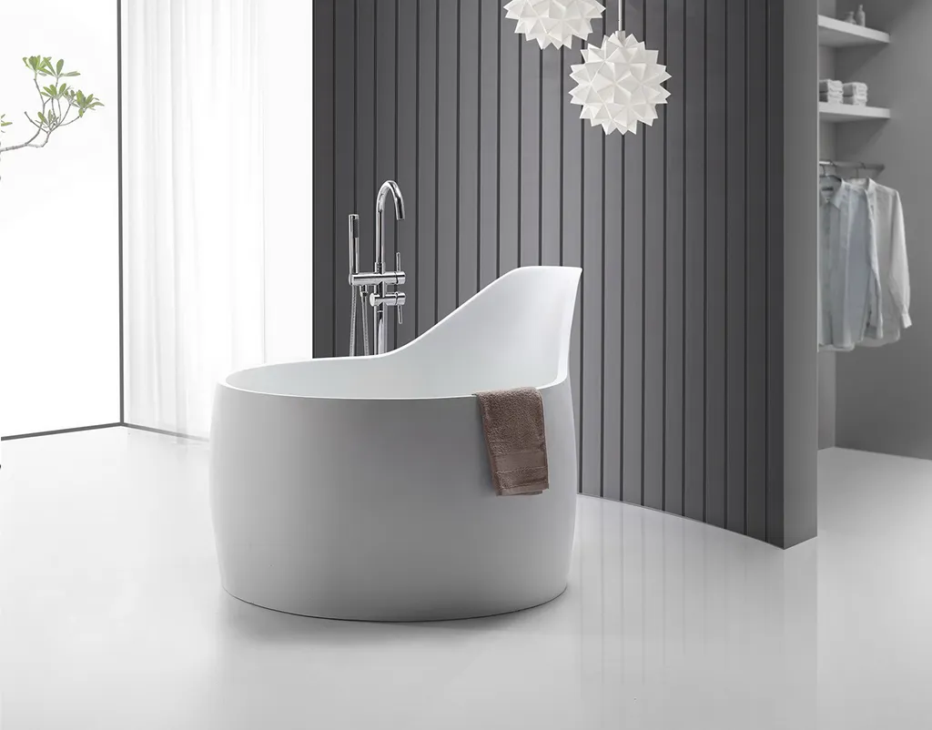 high-end round freestanding bathtub at discount for hotel 2