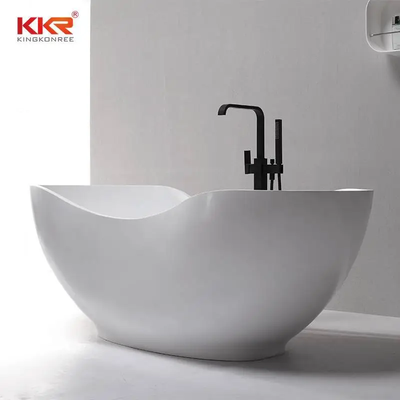 Nouvellement baignoire à Surface solide en pierre acrylique de 1700mm de longueur KKR-B073-A 1