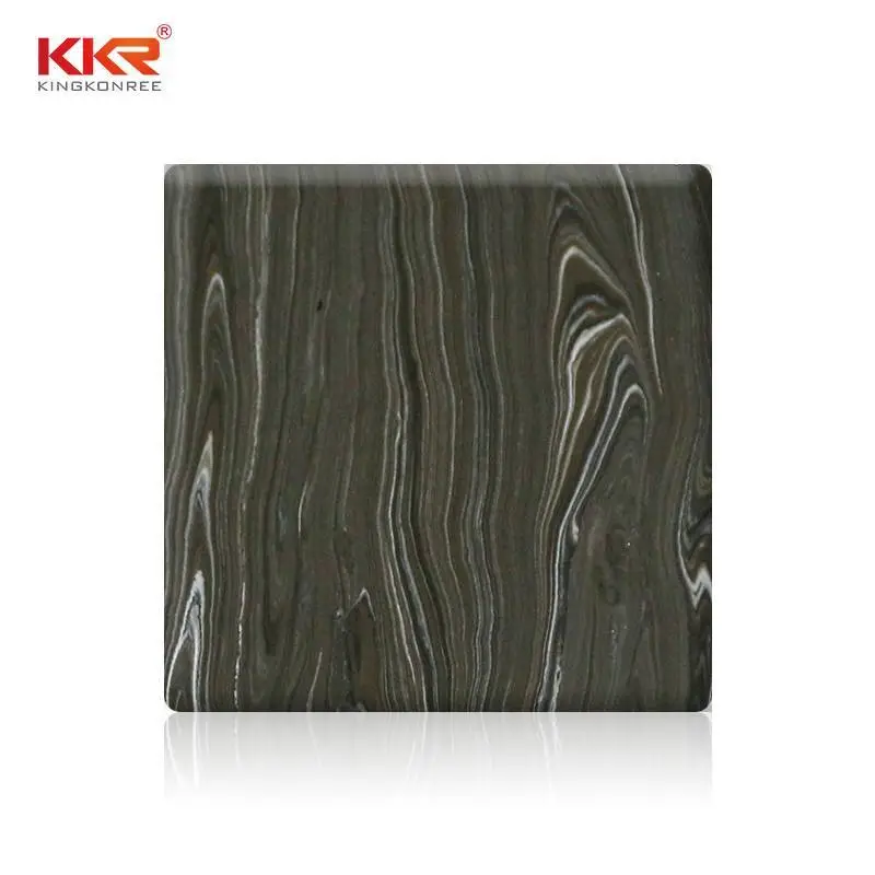 Hojas de superficie sólida de acrílico puro 100% con textura de mármol modelo KKR-M8821 1