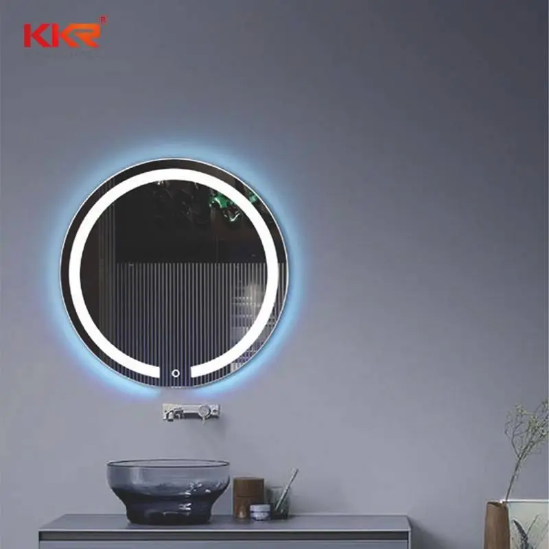 Miroir de salle de bains à LED à surface solide nouvellement conçu KKR-8015 1