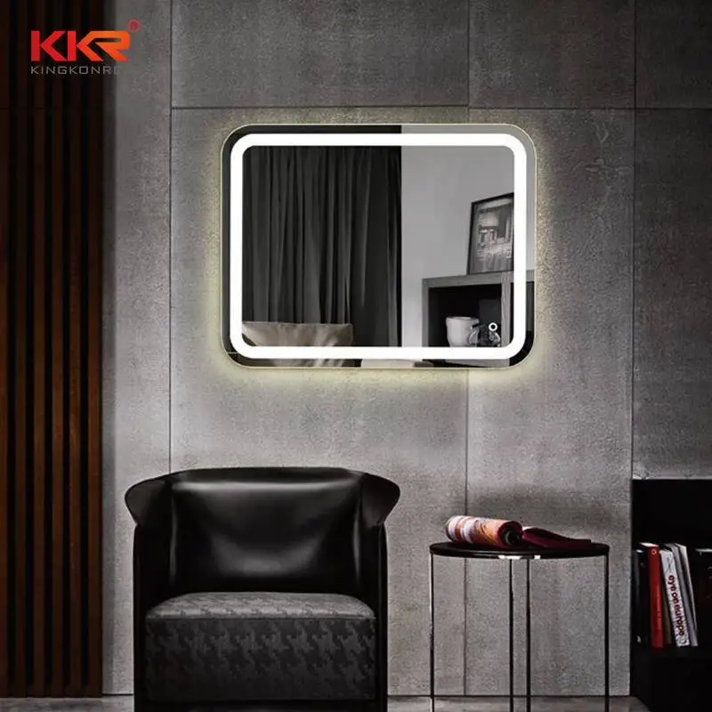 Espejo LED de diseño de belleza de esquina redonda KKR-8021 1
