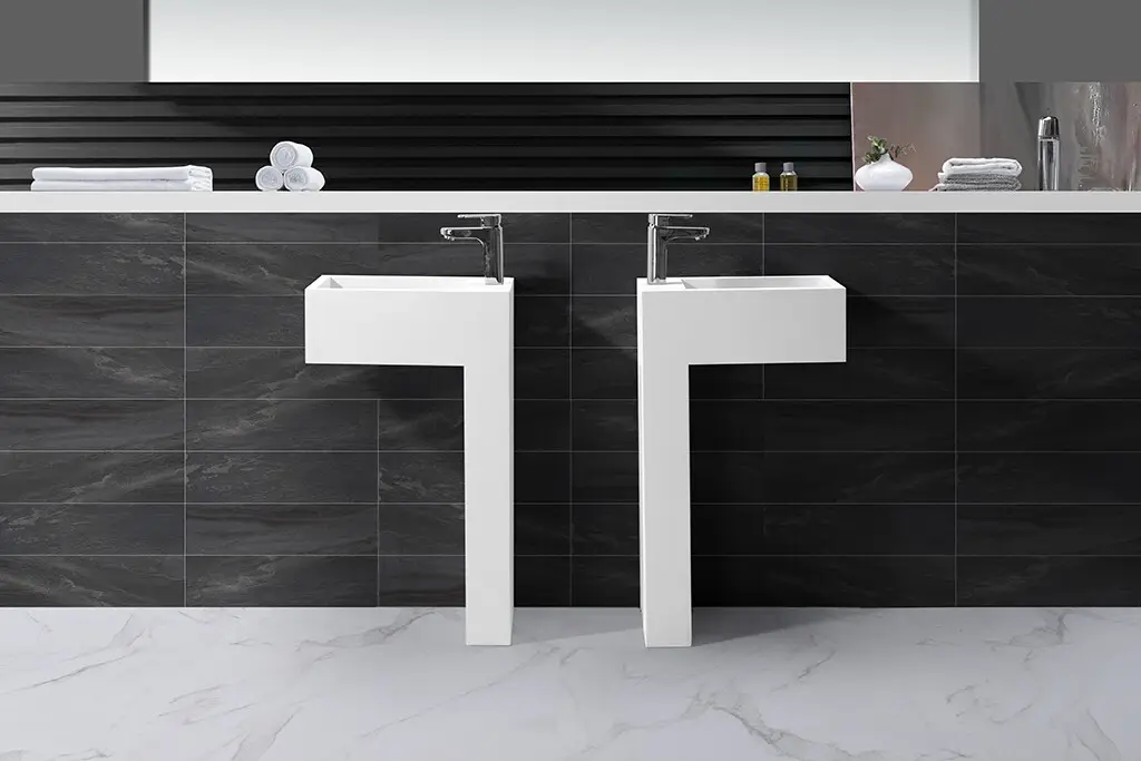KingKonree rectangle under counter wash basin top-brand for family 2