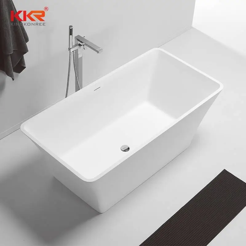 1500mm Or 1700mm Length Good Quality Soild Surface Freestanding Bathtub KKR-B074 1