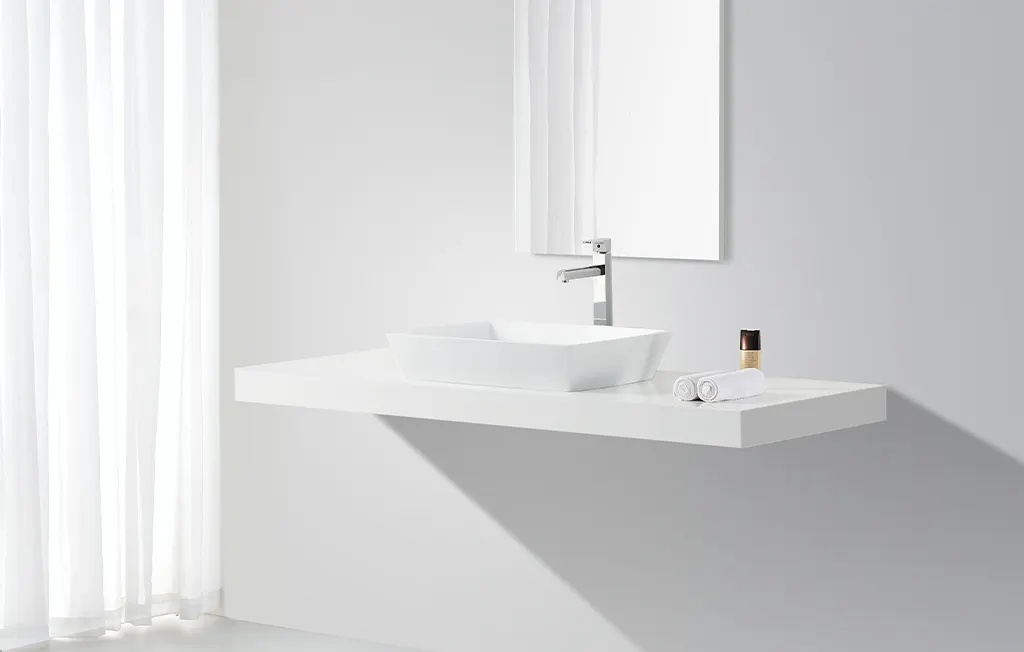 best material solid surface basin highly-rated for family 2