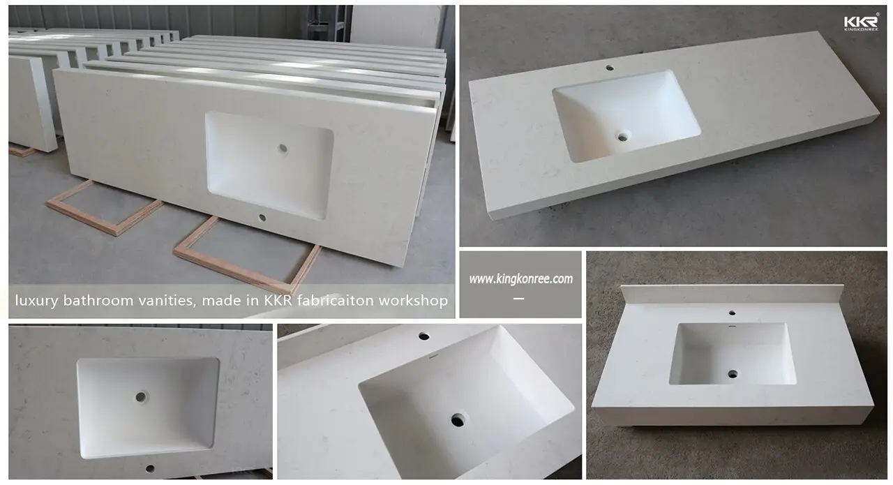 KingKonree sink hard surface countertops latest design for motel 2