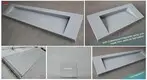 artificial all in one bathroom sink and countertop manufacturer for hotel 2