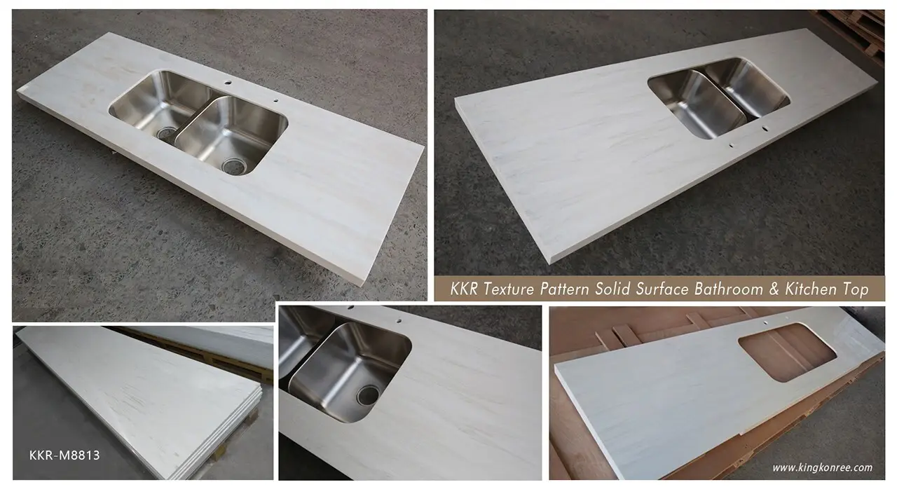 KingKonree glossy solid surface worktops manufacturer for hotel 2