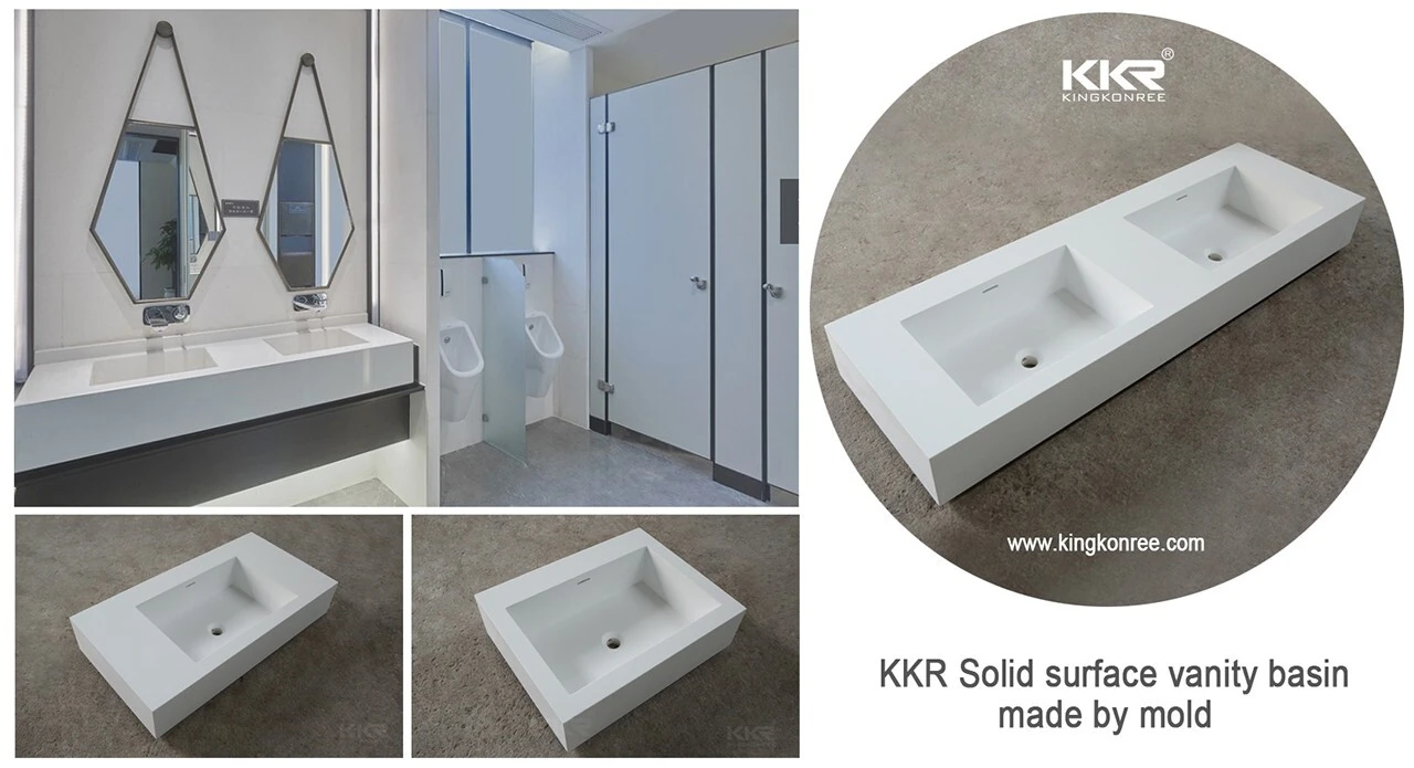 KingKonree one solid surface bathroom countertops customized for home 2