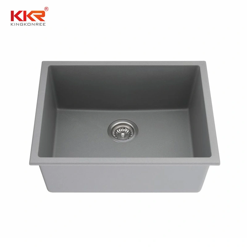 KKR High Quality quartz sink Customized quartz stone kitchen sink KKR-SQ906 1