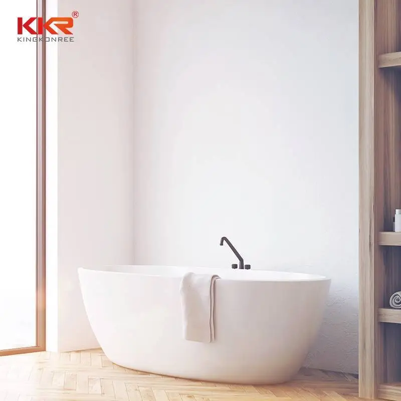 KKR Factory Freestanding Composite Stone Bathtub  KKR-B003 1