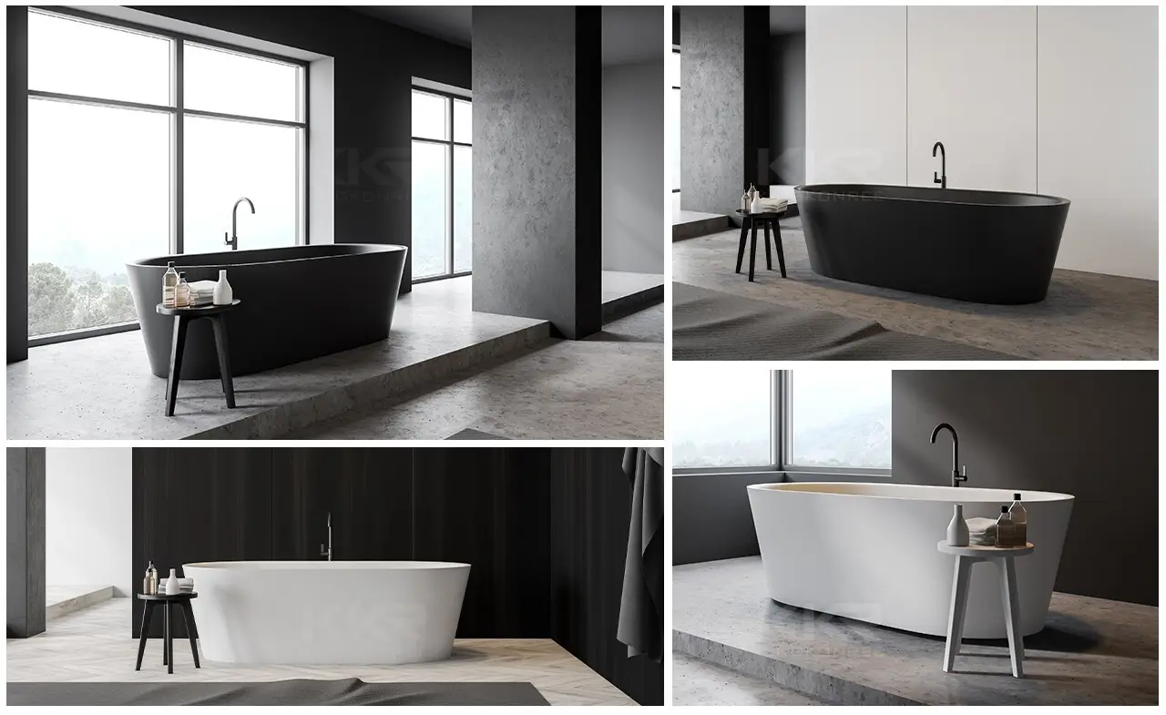 KingKonree bathroom stand alone tub ODM for hotel 8