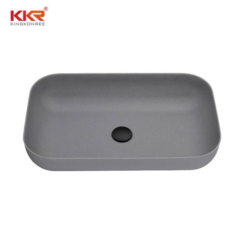 Domestic High Hardness Quartz Stone Kitchen Sink Bathroom Basin Mable Color Sink  KKR-QS2145 1