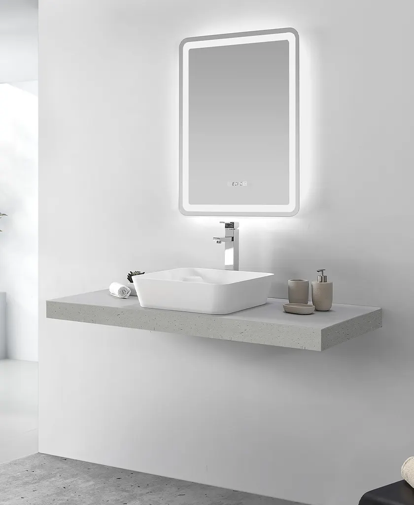 KingKonree white bathroom above counter basins at discount for restaurant 2