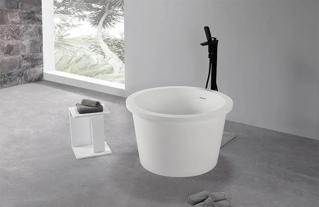 black stone freestanding bath supplier for shower room 2