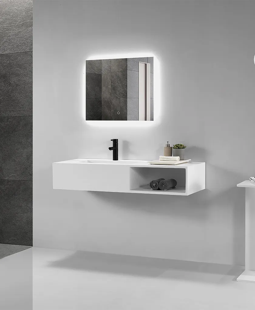 slope caroma wall mounted basin design for home 2