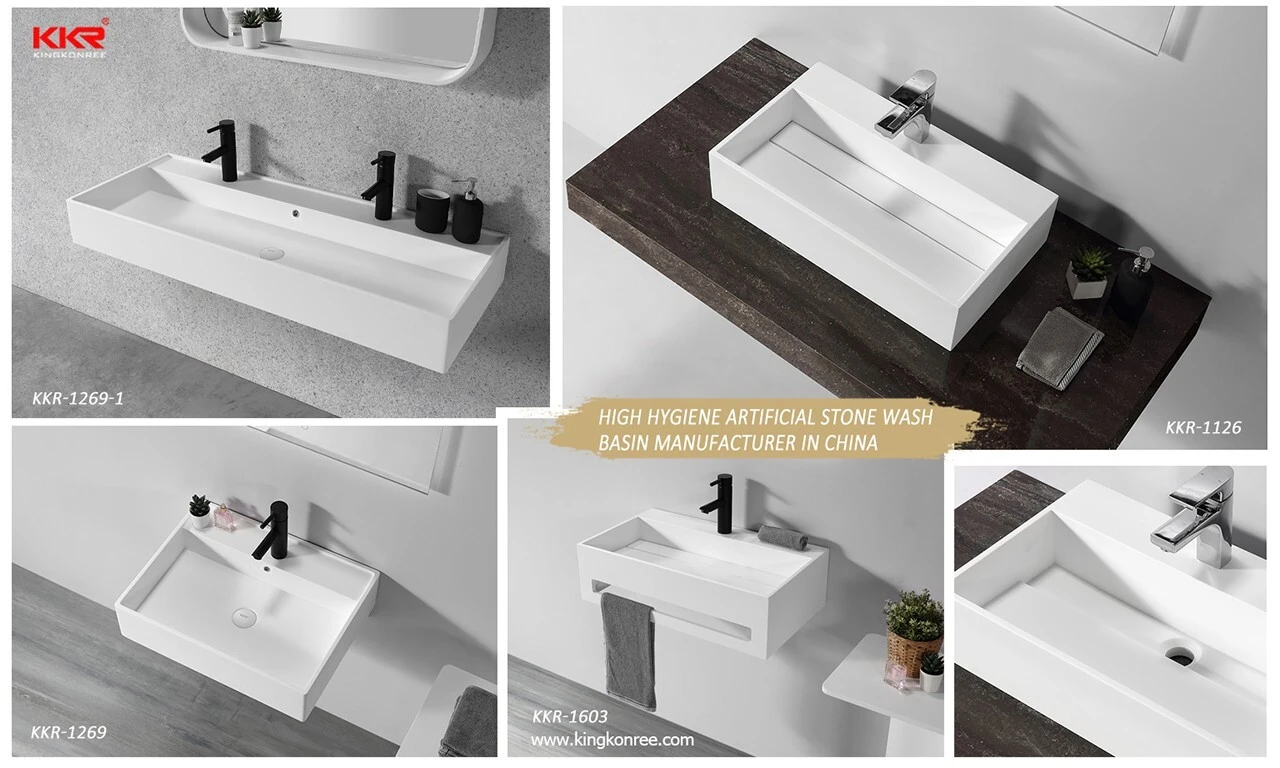 900mm wall hung bathroom basins sink for hotel 4