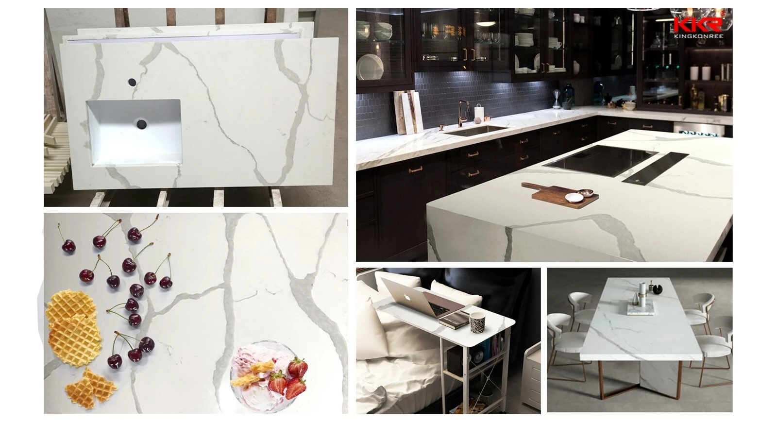 KingKonree acrylic solid surface sheet prices design for indoors 6