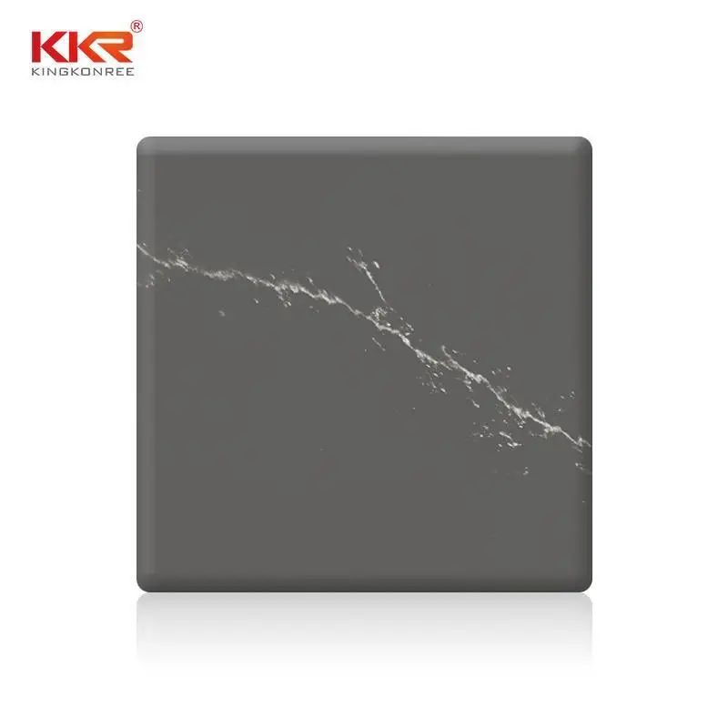 Newly Texture Marble Color Artificial Stone Solid Surface Sheet  KKR-M072 1
