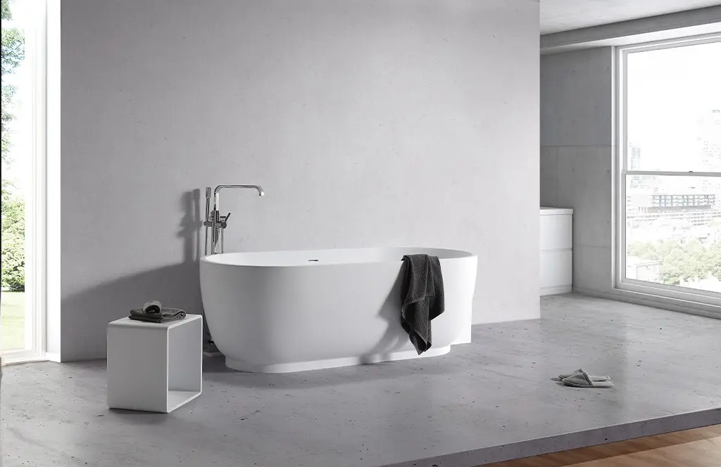 quality oval stand alone bathtub at discount for bathroom 2