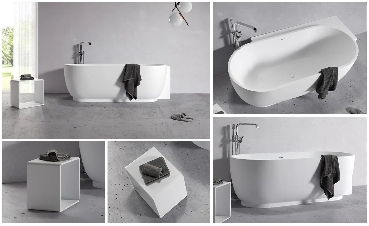 quality oval stand alone bathtub at discount for bathroom 8