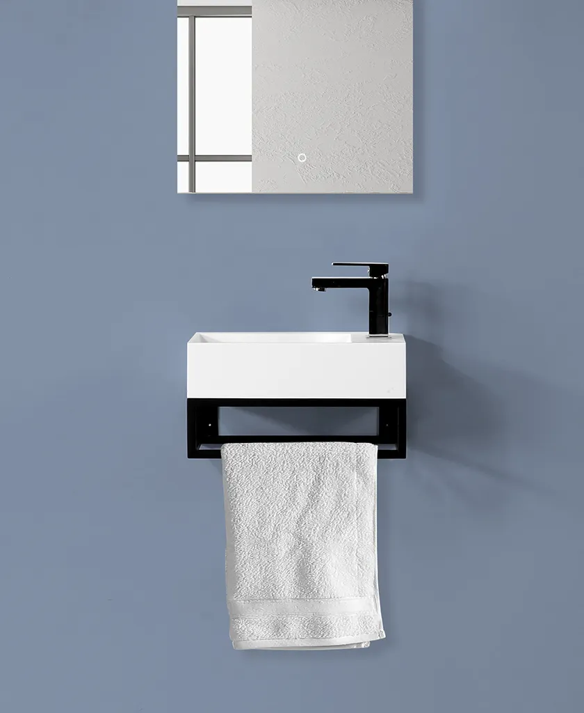 sanitary ware under basin cabinet design for motel 2